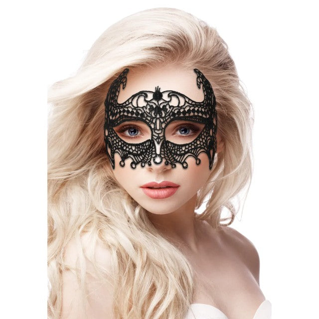 Mască OUCH! Empress Black Lace, pentru jocuri erotice, din dantelă, culoare negru, mărime universală 1 Mască OUCH! Empress Black Lace, pentru jocuri erotice, din dantelă, culoare negru, mărime universală