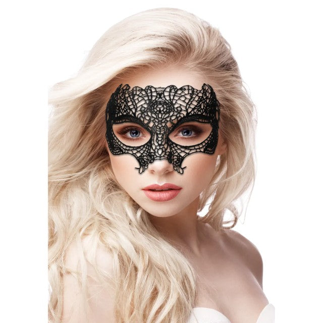 Mască OUCH! Princess Black Lace, pentru jocuri erotice, din dantelă, culoare negru, mărime universală 1 Mască OUCH! Princess Black Lace, pentru jocuri erotice, din dantelă, culoare negru, mărime universală