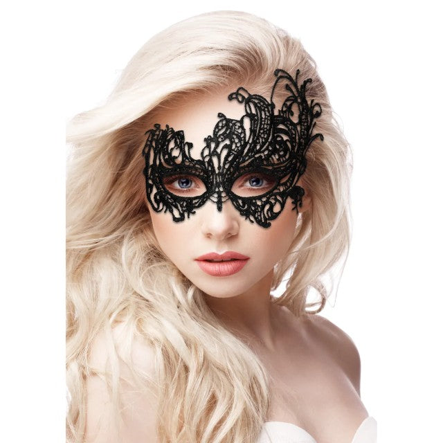 Mască OUCH! Royal Black Lace, pentru jocuri erotice, din dantelă, culoare negru, mărime universală 1 Mască OUCH! Royal Black Lace, pentru jocuri erotice, din dantelă, culoare negru, mărime universală