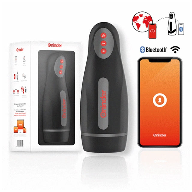 Masturbator Oninder App, control prin aplicatie, 10 functii de vibratie, 25 cm, negru 1 Masturbator Oninder App, control prin aplicatie, 10 functii de vibratie, 25 cm, negru