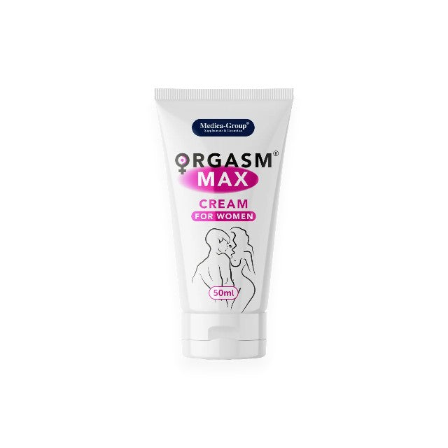 Cremă MEDICA-GROUP OrgasmMax Women, pentru orgasm intens și creșterea libidoului feminin, cu ginkgo biloba, 50 ml