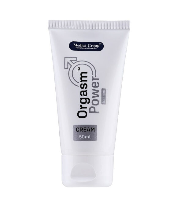 Cremă MEDICA-GROUP OrgasmPower Men, pentru erecții puternice, întârzierea ejaculării și orgasm intens, 50 ml