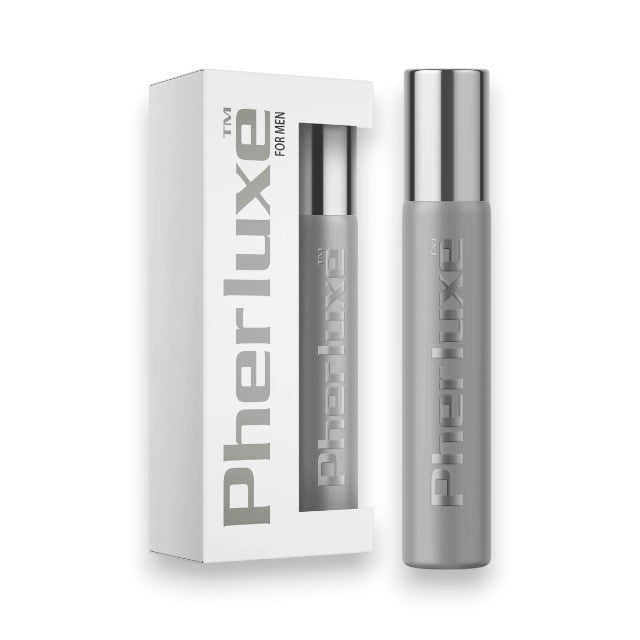 Parfum cu feromoni PHERLUXE Silver, pentru bărbați, note de mandarină, piper și lemn de santal, 33 ml