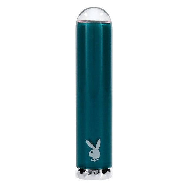 Stimulator clitoris PLAYBOY Emerald Glass Vibrator, din sticlă borosilicată, 10 funcții de vibrație, rezistent la apă, verde 1 Stimulator clitoris PLAYBOY Emerald Glass Vibrator, din sticlă borosilicată, 10 funcții de vibrație, rezistent la apă, verde