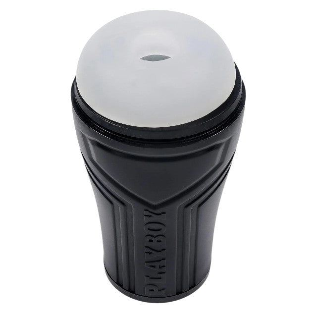 Masturbator PLAYBOY The Urge Small, din TPE texturat pentru stimulare intensă, rezistent la apă, lungime 17 cm, negru 1 Masturbator PLAYBOY The Urge Small, din TPE texturat pentru stimulare intensă, rezistent la apă, lungime 17 cm, negru