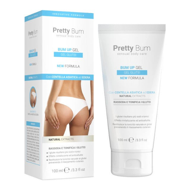 Gel pentru ridicare și fermitate fese PRETTY BUM Bum Up Gel, cu Centella și iederă, efect anti-îmbătrânire, 100 ml 1 Gel pentru ridicare și fermitate fese PRETTY BUM Bum Up Gel, cu Centella și iederă, efect anti-îmbătrânire, 100 ml