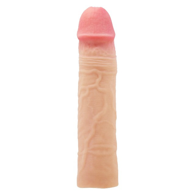 Manșon realist PRETTY LOVE CHELSEA, pentru extensia penisului, material moale și rezistent la apă, 22.5 cm, culoarea pielii 1 Manșon realist PRETTY LOVE CHELSEA, pentru extensia penisului, material moale și rezistent la apă, 22.5 cm, culoarea pielii