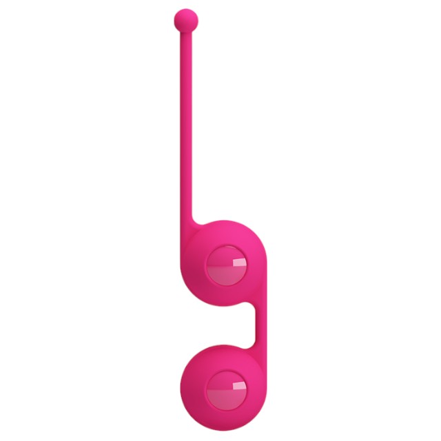 Bile kegel PRETTY LOVE Kegel Tighten Up III, acoperite cu silicon, pentru tonifierea mușchilor pelvieni, roz 1 Bile kegel PRETTY LOVE Kegel Tighten Up III, acoperite cu silicon, pentru tonifierea mușchilor pelvieni, roz