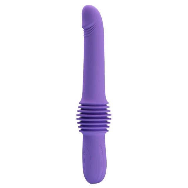 Vibrator PRETTY LOVE Pazuzu, cu 3 funcții de penetrare automată, rezistent la apă, lungime 29.2 - 36.2 cm, culoare mov 1 Vibrator PRETTY LOVE Pazuzu, cu 3 funcții de penetrare automată, rezistent la apă, lungime 29.2 - 36.2 cm, culoare mov