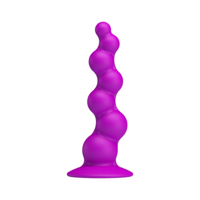 Plug anal PRETTY LOVE Sturdy Dongwith, design ondulat pentru stimulare intensă, bază cu ventuză, lungime 15 cm, mov 1 Plug anal PRETTY LOVE Sturdy Dongwith, design ondulat pentru stimulare intensă, bază cu ventuză, lungime 15 cm, mov