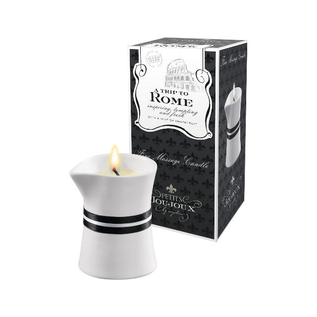Lumanare pentru masaj Petits Joujoux - Rome, cu aroma de grefa, 120 gr