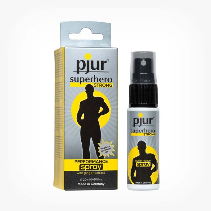 Spray concentrat Pjur Superhero Performance STRONG, pentru intarzierea ejacularii si stimularea erectiei, 20 ml