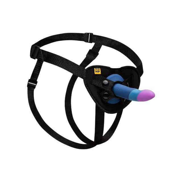 Ham Strap-On ROMP PICCOLO Pegging Kit, mărime ajustabilă, cu dildo din silicon, lungime inserabilă 12.5 cm, culori albastru cu mov 1 Ham Strap-On ROMP PICCOLO Pegging Kit, mărime ajustabilă, cu dildo din silicon, lungime inserabilă 12.5 cm, culori albastru cu mov