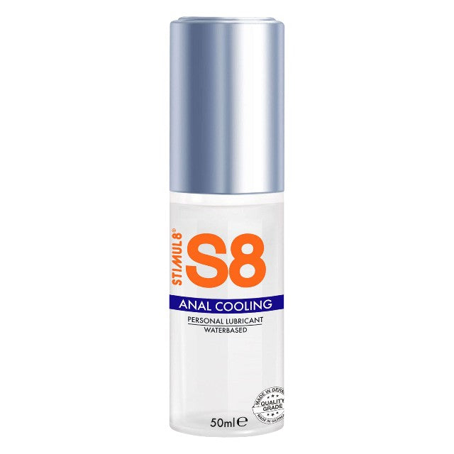 Lubrifiant anal S8 Anal Cooling Personal Lubricant, pe bază de apă, efect de răcire, fără parabeni, 50 ml