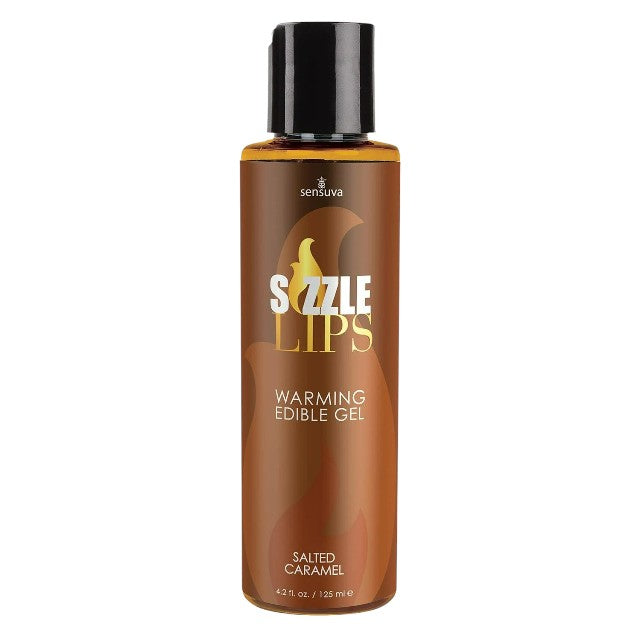 Gel comestibil SENSUVA Sizzle Lips SALTED CARAMEL, cu efect de încălzire, gust de caramel sărat, 125 ml 1 Gel comestibil SENSUVA Sizzle Lips SALTED CARAMEL, cu efect de încălzire, gust de caramel sărat, 125 ml