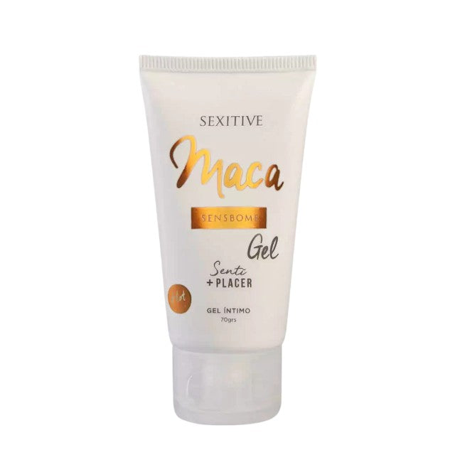 Gel intim SEXITIVE Maca Gel - Sensbomb, pentru stimulare clitoris, cu efect de creștere libido și energie, efect de încălzire, 70 g