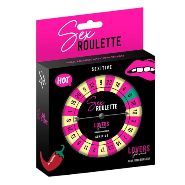 Joc erotic pentru cupluri SEXITIVE Sex Roulette Lovers Game, cu 24 de provocări senzuale 1 Joc erotic pentru cupluri SEXITIVE Sex Roulette Lovers Game, cu 24 de provocări senzuale