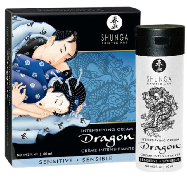 Cremă unisex SHUNGA Dragon Intensifying Sensitive Cream, pentru stimularea zonelor intime, cu efect dublu de încălzire și răcire, 60 ml 1 Cremă unisex SHUNGA Dragon Intensifying Sensitive Cream, pentru stimularea zonelor intime, cu efect dublu de încălzire și răcire, 60 ml
