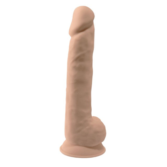 Dildo SILEX-D 15” Model 1, design realist cu testicule, reactiv la căldură, bază cu ventuză, lungime 38 cm, culoarea pielii 1 Dildo SILEX-D 15” Model 1, design realist cu testicule, reactiv la căldură, bază cu ventuză, lungime 38 cm, culoarea pielii