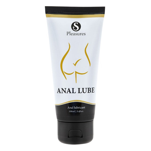Lubrifiant anal S PLEASURES Anal Lube, pe bază de apă, potrivit pentru piele sensibilă, fără parfum, 100 ml