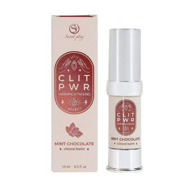Balsam Secret Play CLIT PWR - MINT CHOCOLATE, pentru stimularea clitorisului si orgasmului feminin, 15ml