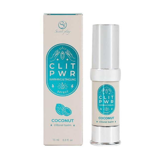 Balsam Secret Play CLIT PWR - COCONUT, pentru stimularea clitorisului si orgasmului feminin, 15ml