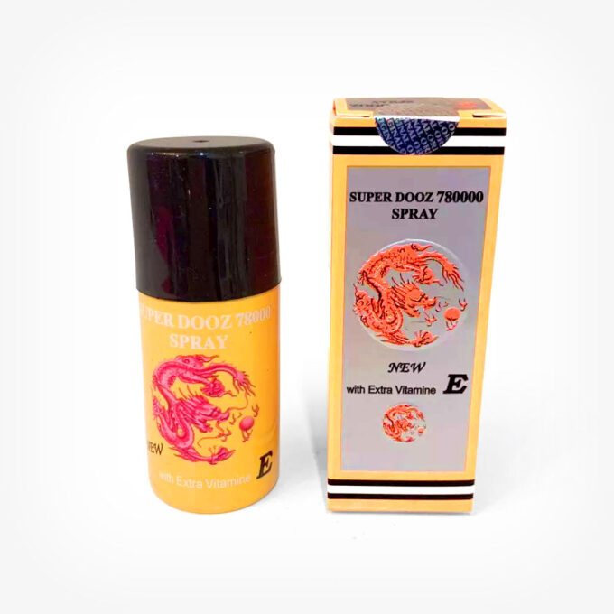 Spray puternic SUPER DOOZ 78000 Spray, pentru întârzierea ejaculării, cu vitamina E, fără parfum, fără miros, 45 ml