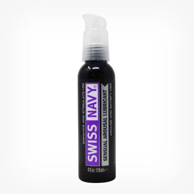 Lubrifiant premium, Swiss Navy Sensual Arousal, cu stimulare sexuala, pe baza de apa, 118ml