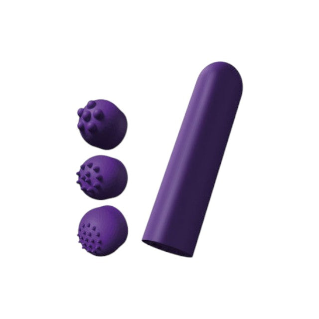 Stimulator clitoris TOYJOY Designer Pocket Stimulator, cu 3 capete interschimbabile, 12 funcții de vibrație, silențios, mov 1 Stimulator clitoris TOYJOY Designer Pocket Stimulator, cu 3 capete interschimbabile, 12 funcții de vibrație, silențios, mov