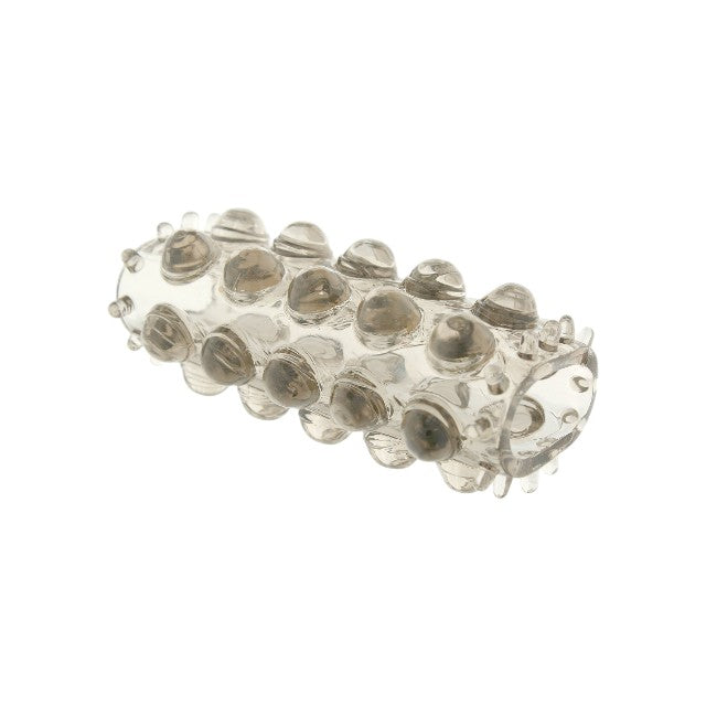 Manșon pentru penis cu striații TOYJOY Power Stretchy Sleeve, pentru stimulare intensă și îngroșare, transparent 1 Manșon pentru penis cu striații TOYJOY Power Stretchy Sleeve, pentru stimulare intensă și îngroșare, transparent