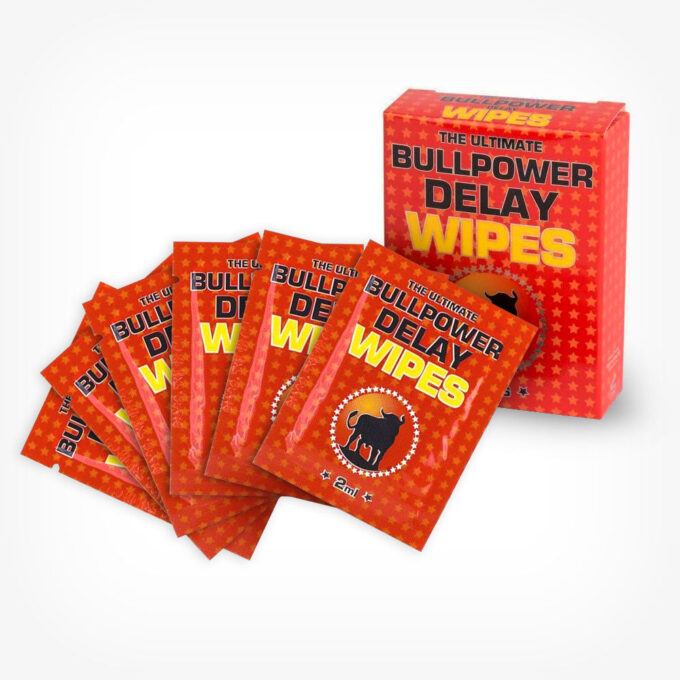 Servetele BULL Power Delay, pentru intarzierea ejacularii, 6 plicuri x 2 ml