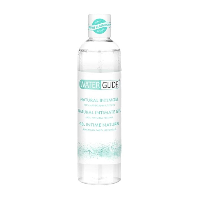 Lubrifiant WATERGLIDE Natural Intimate Gel, pe bază de apă, formulă 100% naturală, efect de lungă durată, 300 ml