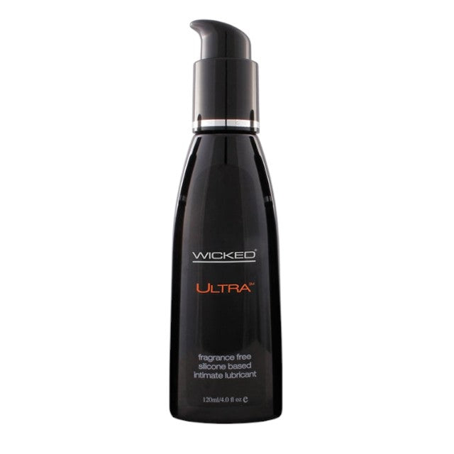 Lubrifiant pe bază de silicon WICKED Ultra, formulă premium cu efect de durată, fără parfum, fără parabeni, 120 ml