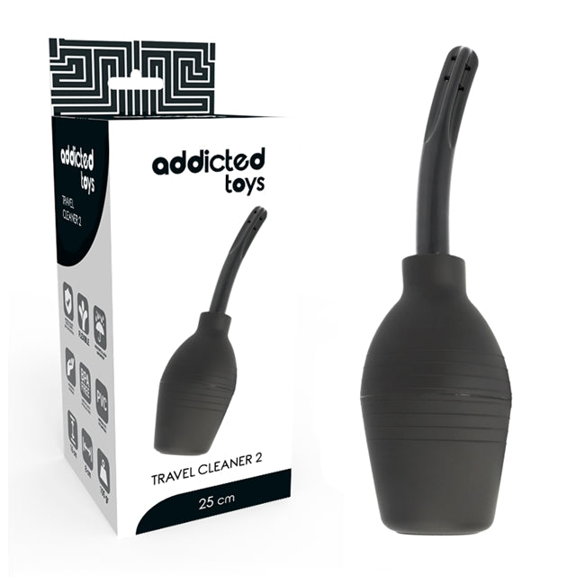 Dus anal ADDICTED TOYS - Travel Cleaner 2, negru, 25 cm 1 Dus anal ADDICTED TOYS - Travel Cleaner 2, negru, 25 cm