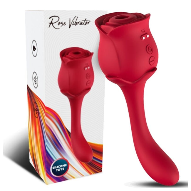 Vibrator Armony - Roselover, pentru stimularea punctului G si aspirarea clitoridiana, 10 functii de vibrare 1 Vibrator Armony - Roselover, pentru stimularea punctului G si aspirarea clitoridiana, 10 functii de vibrare