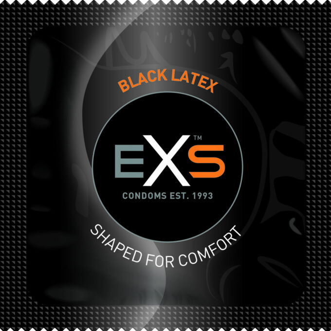 100 Prezervative Latex Black Latex Shaped For Comfort