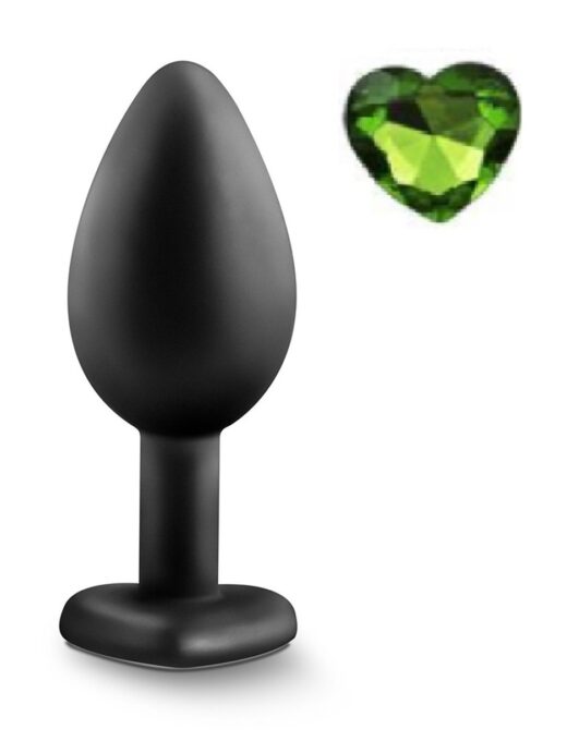 Dop Anal Brighty, Small, Silicon, Negru/Verde, Mokko Toys 1 Dop Anal Brighty, Small, Silicon, Negru/Verde, Mokko Toys
