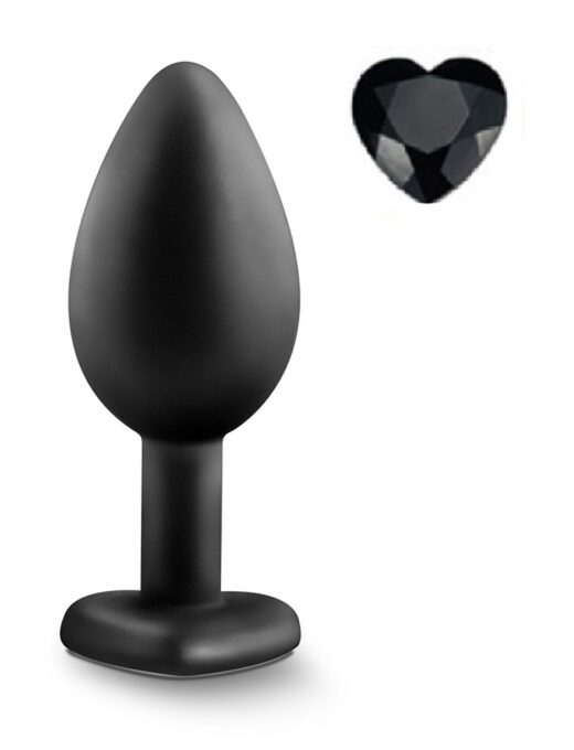 Dop Anal Brighty, Medium, Silicon, Negru/Negru, Mokko Toys 1 Dop Anal Brighty, Medium, Silicon, Negru/Negru, Mokko Toys