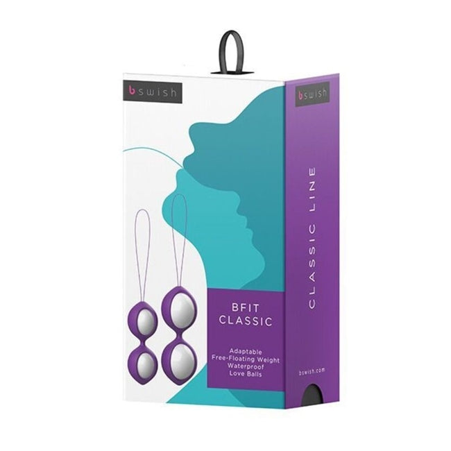 Set Bile B SWISH BFIT CLASSIC VIOLET pentru exercitii Kegel 1 Set Bile B SWISH BFIT CLASSIC VIOLET pentru exercitii Kegel