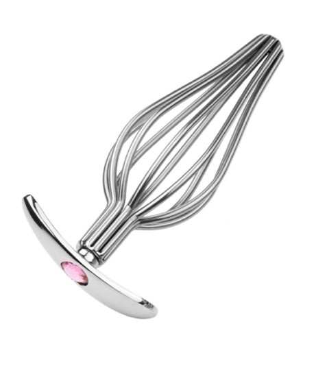Dop Anal Medium Sexy Bars, Metal, Argintiu, 12 cm, Mokko Toys 1 Dop Anal Medium Sexy Bars, Metal, Argintiu, 12 cm, Mokko Toys