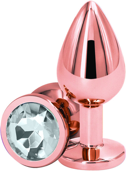 Dop Anal Charm Anal Plug Large, Rose Gold, Piatra Transparenta, Passion Labs 1 Dop Anal Charm Anal Plug Large, Rose Gold, Piatra Transparenta, Passion Labs