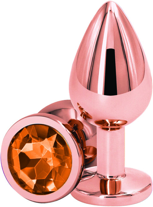 Dop Anal Charm Anal Plug Medium, Rose Gold, Piatra Portocalie, Passion Labs 1 Dop Anal Charm Anal Plug Medium, Rose Gold, Piatra Portocalie, Passion Labs