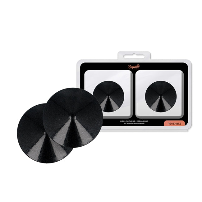 Ornamente autoadezive pentru sani COQUETTE CHIC DESIRE rotunde, Negru metalic 1 Ornamente autoadezive pentru sani COQUETTE CHIC DESIRE rotunde, Negru metalic