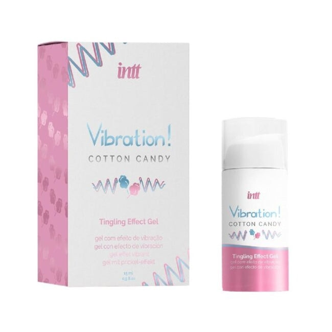 Gel pentru stimulare si excitare INTT Vibration! COTTON CANDY , cu efect de incalzire, ALB, Unisex, 15 ml 1 Gel pentru stimulare si excitare INTT Vibration! COTTON CANDY , cu efect de incalzire, ALB, Unisex, 15 ml