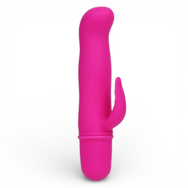 Vibrator mini dublu PRETTY LOVE Blithe, pentru stimularea vaginală și clitoridiană, 10 funcții de vibrație, culoarea roz, 12.7 cm 1 Vibrator mini dublu PRETTY LOVE Blithe, pentru stimularea vaginală și clitoridiană, 10 funcții de vibrație, culoarea roz, 12.7 cm