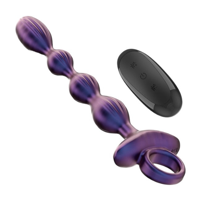 Vibrator anal INTENSE JACKIE, control prin telecomanda, 10 functii de vibratie, rezistent la apa, din silicon mov, 19.8 cm 1 Vibrator anal INTENSE JACKIE, control prin telecomanda, 10 functii de vibratie, rezistent la apa, din silicon mov, 19.8 cm