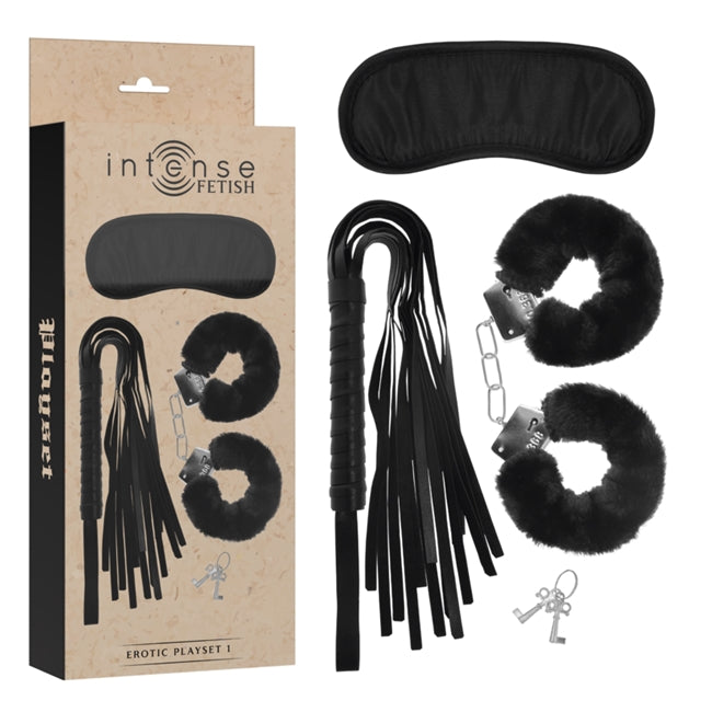 Set 3 jucarii erotice Intense Fetish, Playset 1, pentru jocuri în cuplu 1 Set 3 jucarii erotice Intense Fetish, Playset 1, pentru jocuri în cuplu