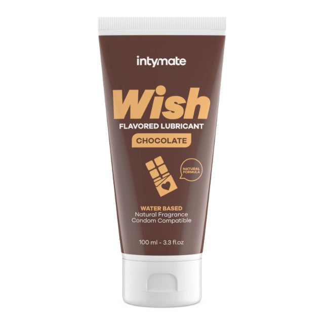Lubrifiant cu aromă INTYMATE Wish Chocolate, formulă naturală pe bază de apă, aromă de ciocolată, 100 ml