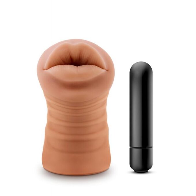 Masturbator Isabella Mocha Mouth cu Glont Vibrator 1 Masturbator Isabella Mocha Mouth cu Glont Vibrator