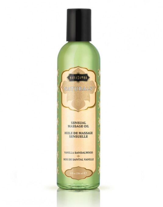 Ulei de Masaj Naturals cu Aroma de Lemn de Santal si Vanilie 236 ml